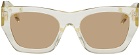 Fendi Yellow Roma Sunglasses