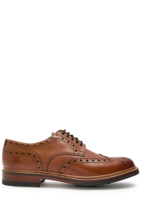Photo: Grenson Archie Leather Brogues Tan