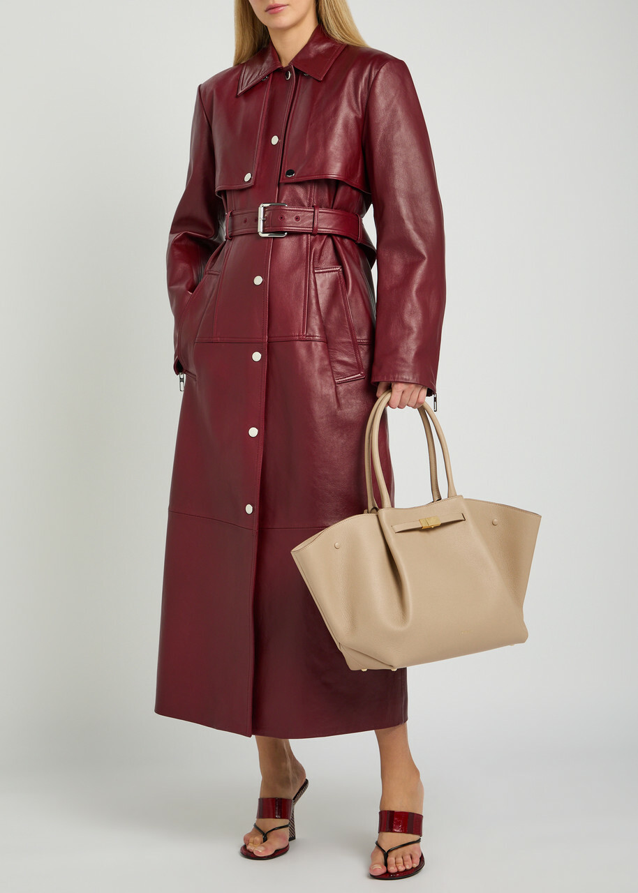 Demellier The New York Grained Leather Tote bag - Taupe - One Size