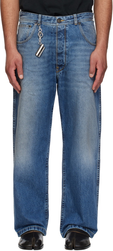Photo: Maison Margiela Blue Faded Jeans