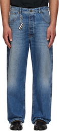 Maison Margiela Blue Faded Jeans