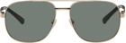 Gucci Gold Navigator Sunglasses