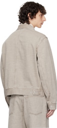 OUR LEGACY Beige Miller Denim Jacket