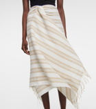 Toteme - Striped linen and cotton beach cover-up