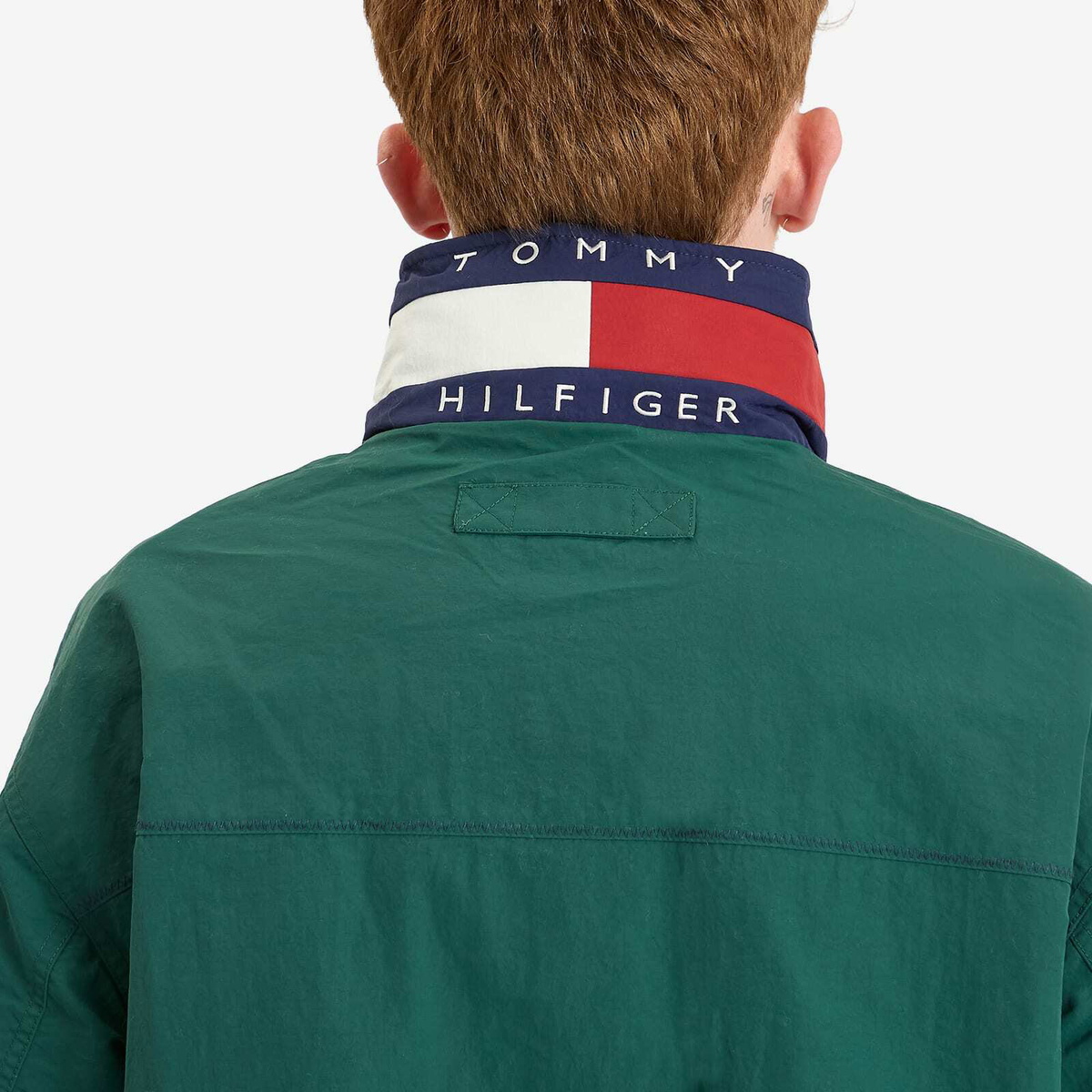Tommy Jeans Men's Gi Sailing Reversible Jacket in Green