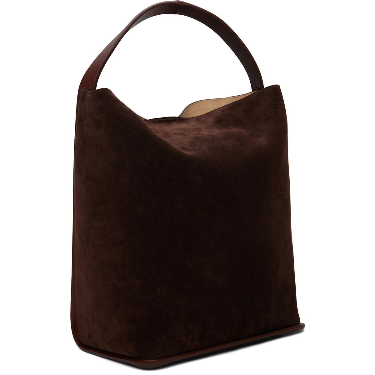 Jil Sander Brown Pivot Tote
