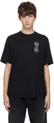 AMIRI Black Argyle T-Shirt