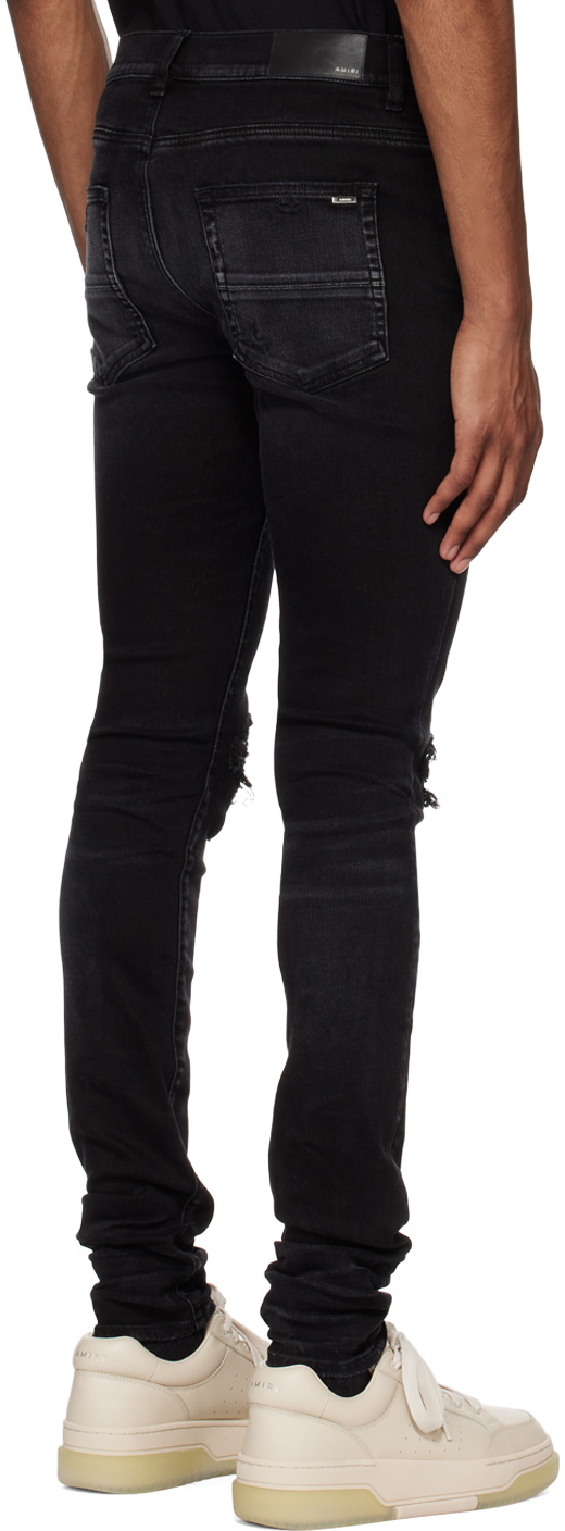 AMIRI Black MX1 Jeans Amiri Wall Mounted Onion Basket Bee Friendly Hanging Baskets