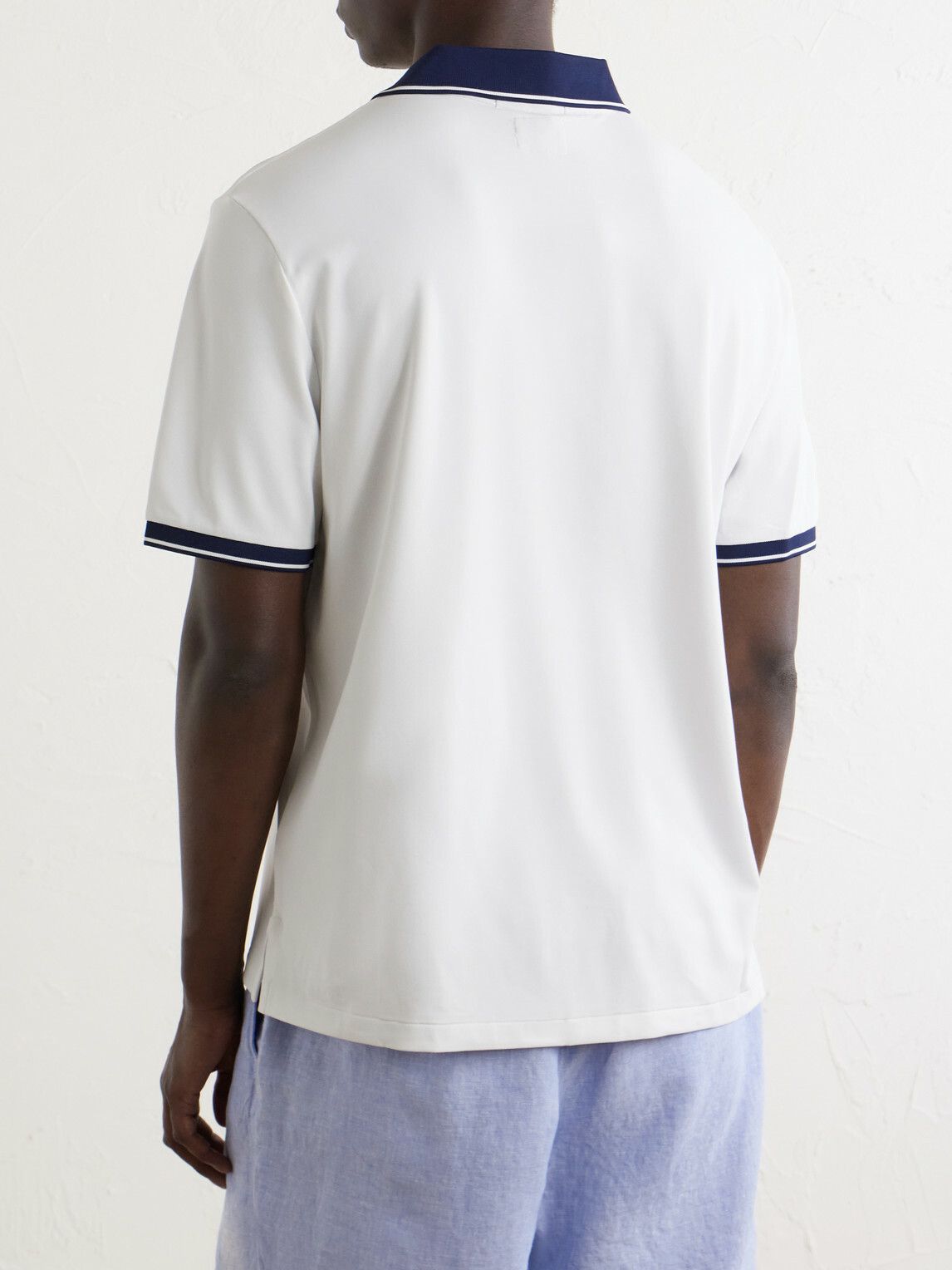Polo Ralph Lauren - Wimbledon Logo-Embroidered Piqué Polo Shirt - White