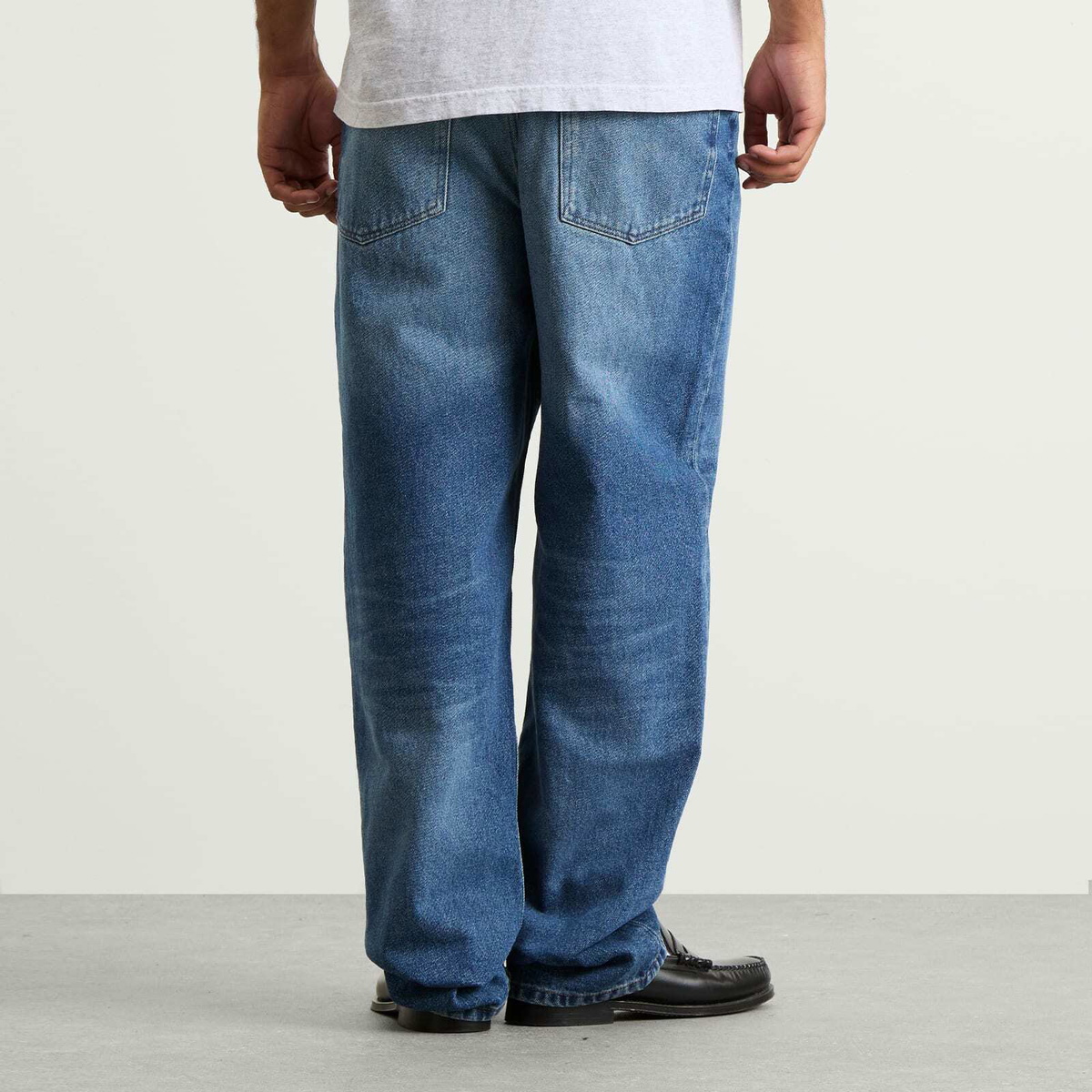 A.P.C. Men's Solal Straight Jeans in Washed Indigo A.P.C.