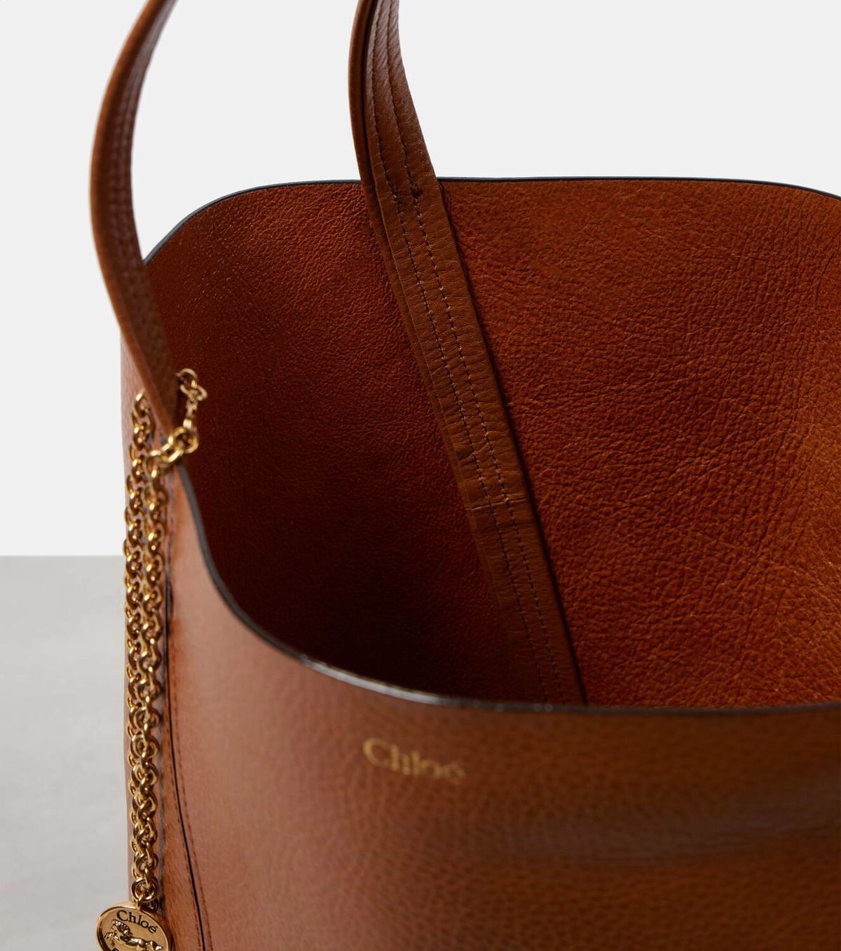 Chloé Spin Medium leather tote bag Chloe
