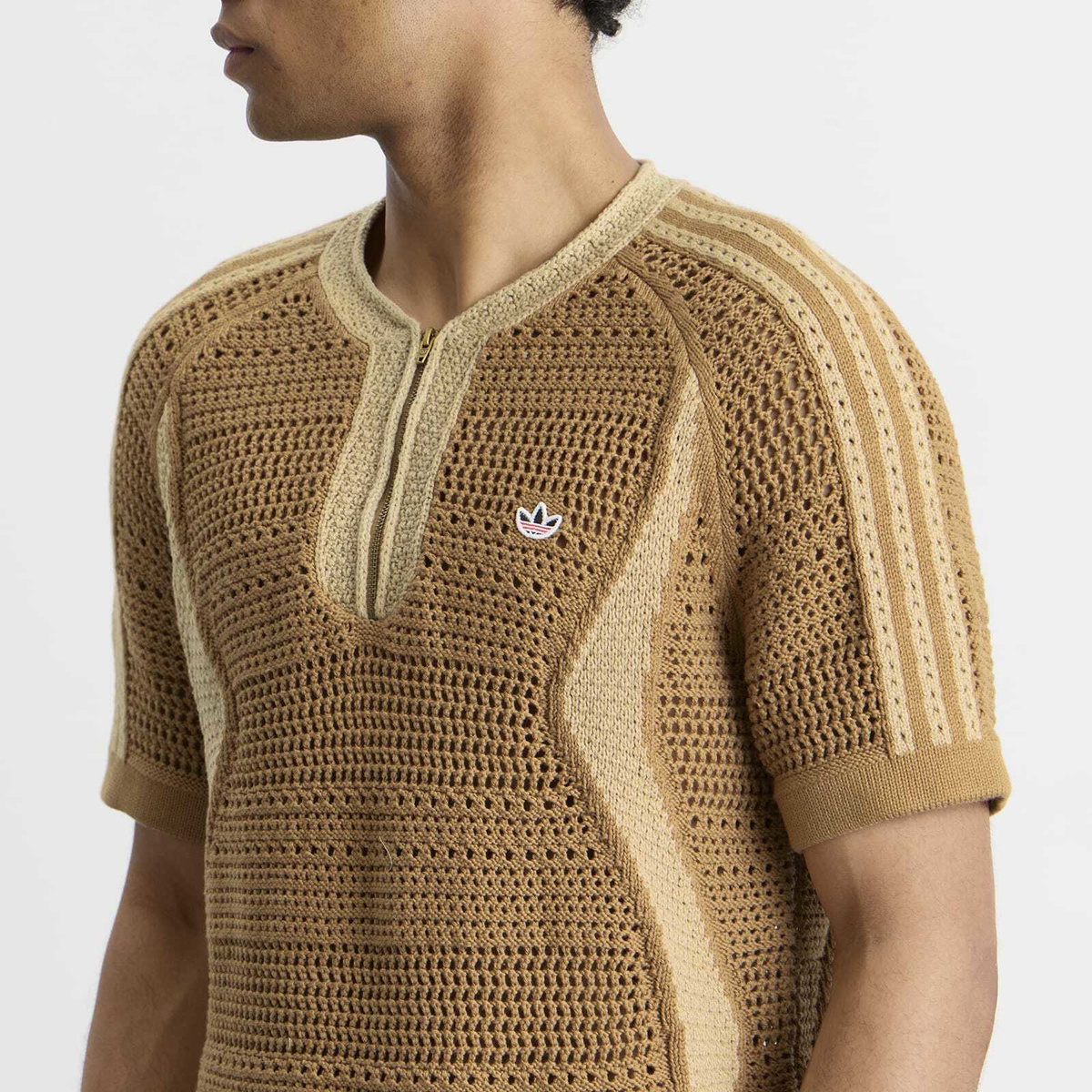 Adidas Men's Clot Knit Jersey By Edison Chen in Cardboard