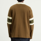 Foret Men's Match Rugby Sweatshirt in Earth/Pine