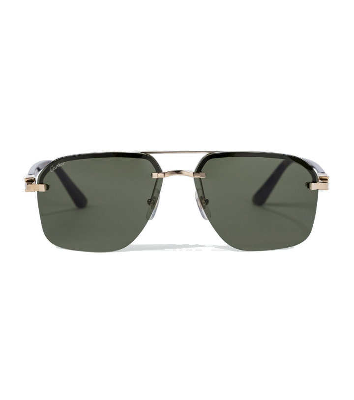 Photo: Cartier Eyewear Collection - Frameless aviator sunglasses