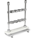 Czech & Speake - Chrome and China Toothbrush Stand - Silver
