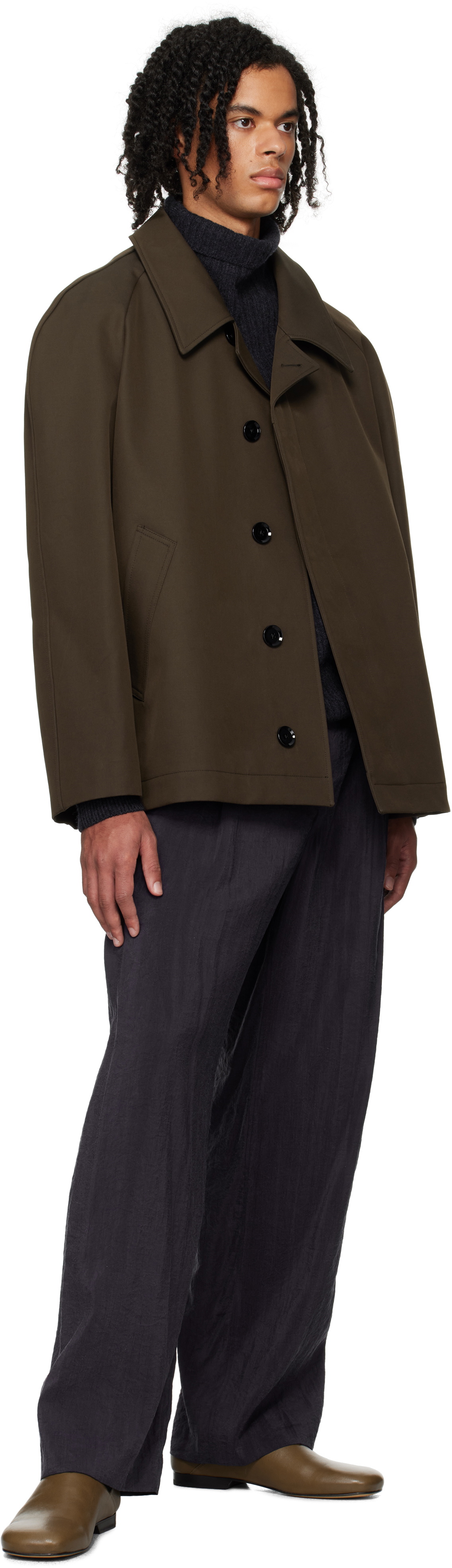 ジャケット・アウター 21aw lemaire car coat LEMAIRE Brown Car Jacket Lemaire