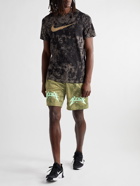 Nike Training - Story Pack Straight-Leg Printed Recycled Dri-FIT Mesh Shorts - Green