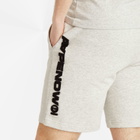 Men's AAPE Now Solid Sweat Shorts in Heather White