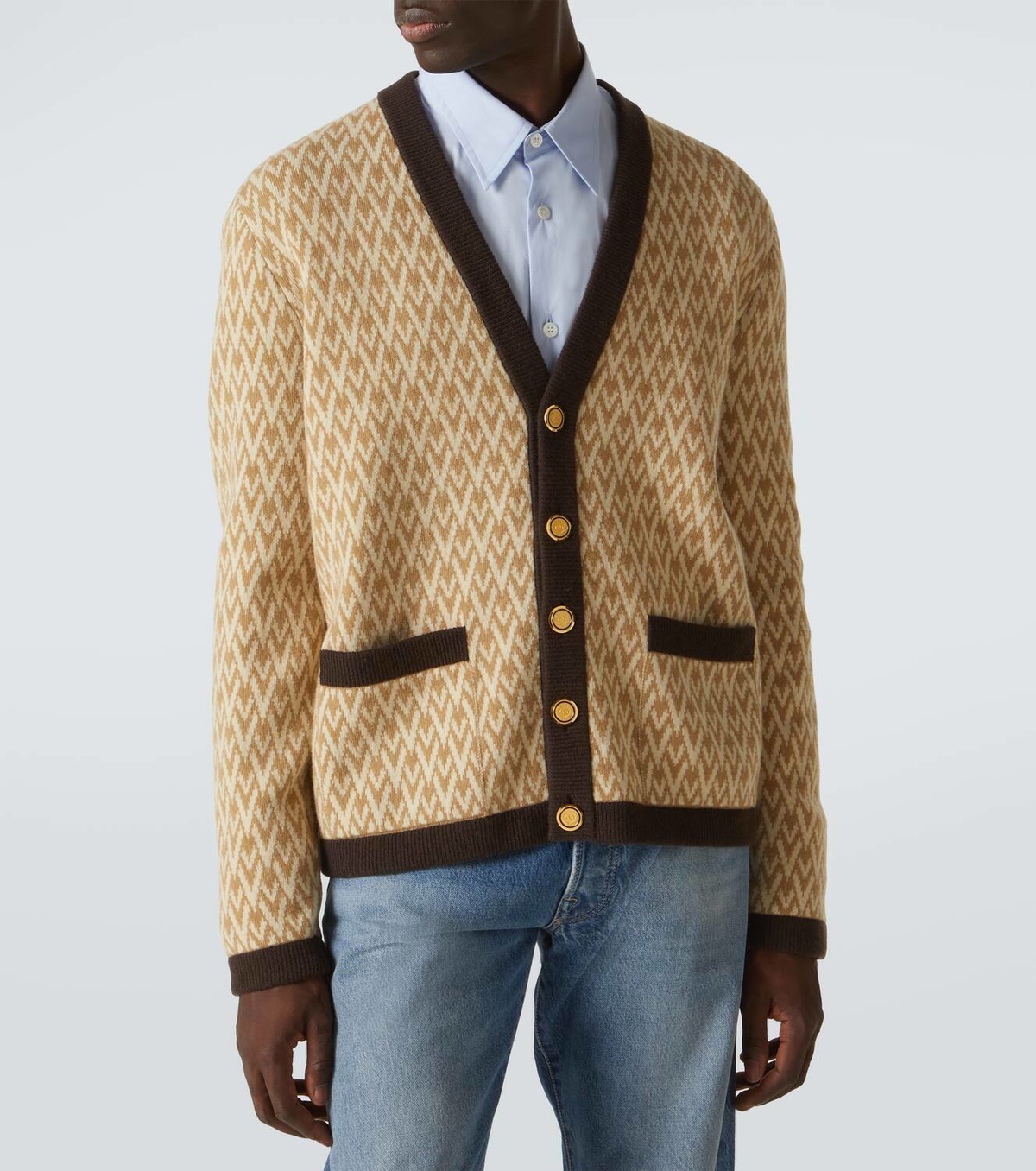 Valentino Toute La V virgin wool cardigan Valentino