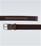 Loro Piana - Tailor leather and wool belt