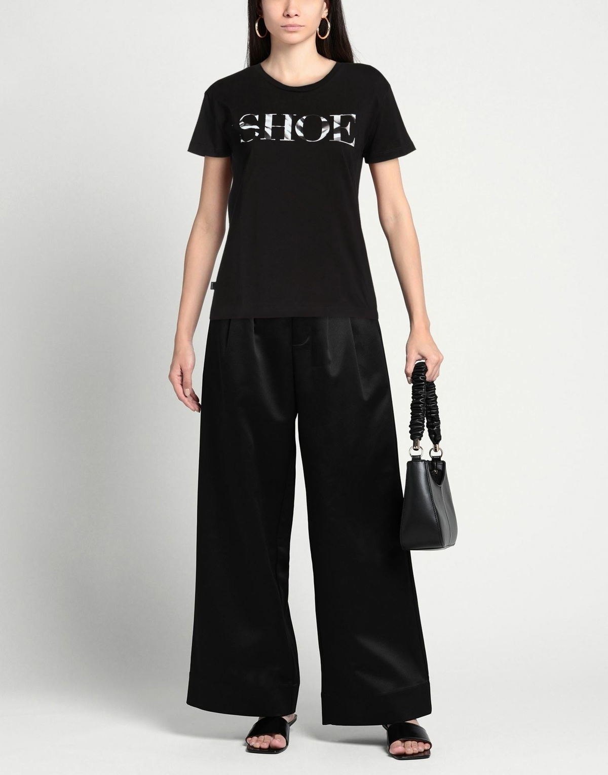 Shoe Womens T-shirt in Black