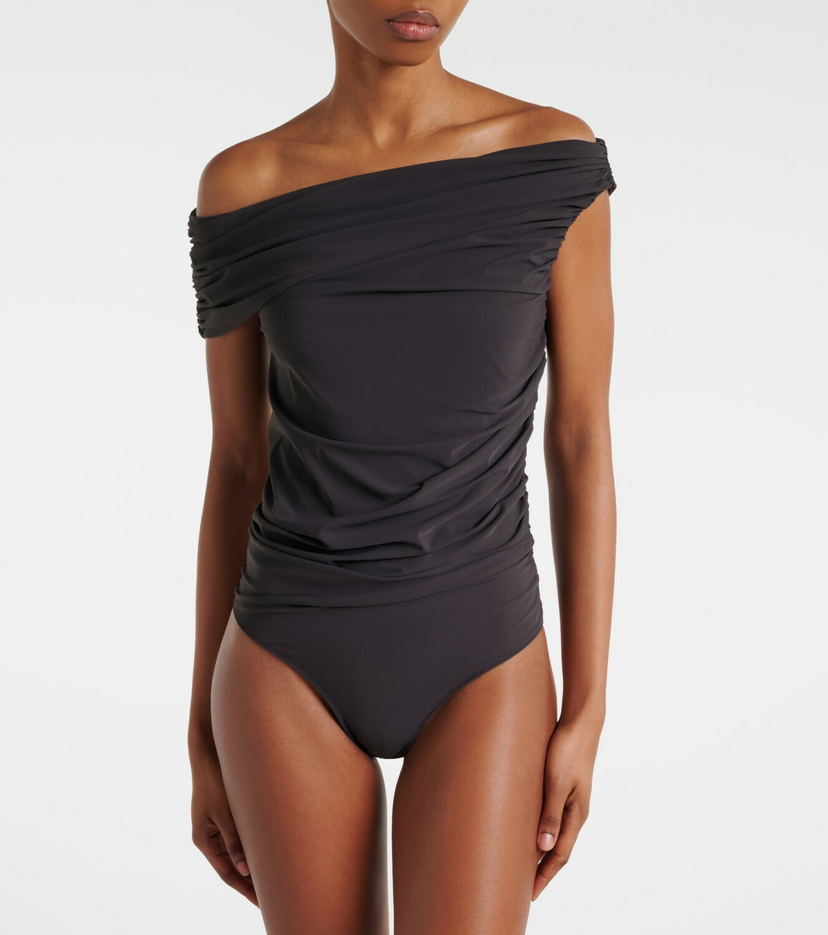 Agolde Sherilyn off-shoulder bodysuit