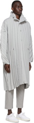 Homme Plissé Issey Miyake Grey Light Edge Coat