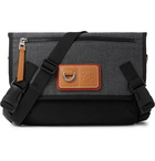 Loewe - Eye/LOEWE/Nature Leather-Trimmed Canvas Messenger Bag - Black