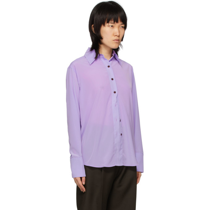 Eftychia Purple Closed Shirt