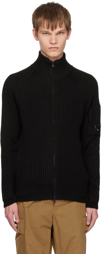 Photo: C.P. Company Black Zip Sweater