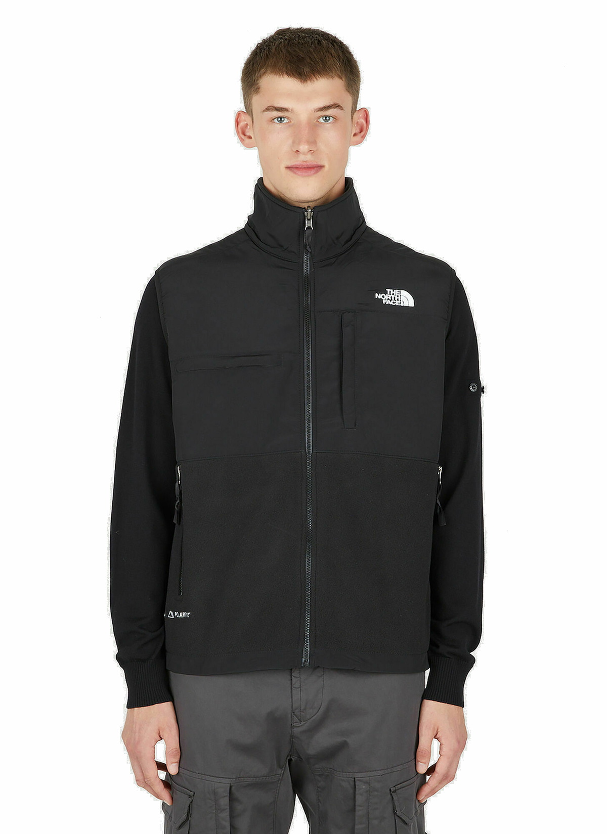 Denali Gilet Jacket in Black The North Face