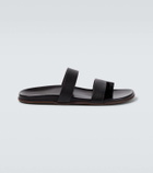 The Row Hugh leather sandals