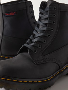 Dr. Martens - 1460 Panel Leather and Ventile Boots - Black