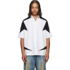 Off-White White & Black Race Logo Star Bowling Shirt