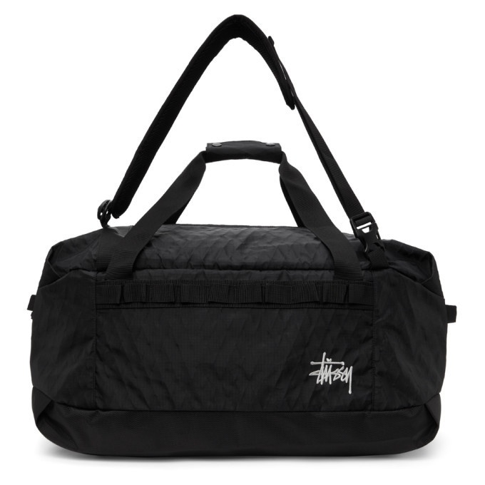 Photo: Stussy Black 55L Two-Way Duffle Bag