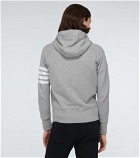 Thom Browne - Zipped 4-Bar hooded sweatshirt