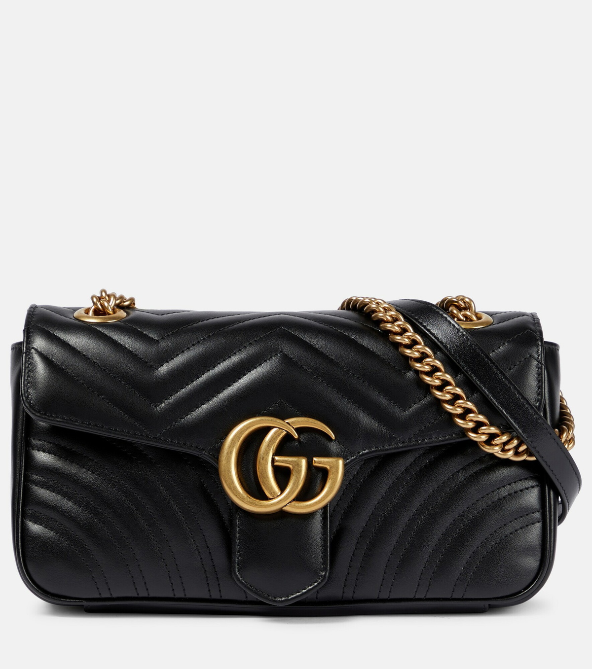 Gucci - GG Marmont leather shoulder bag