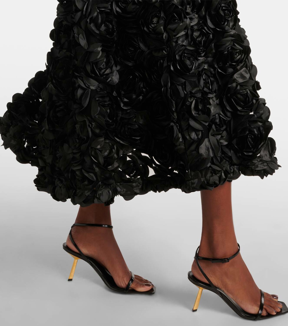スカート ROTATE FW25 'Maxi Sun' skirt (1150251725 1725) Rotate Sun floral-appliqué high-rise maxi skirt ROTATE
