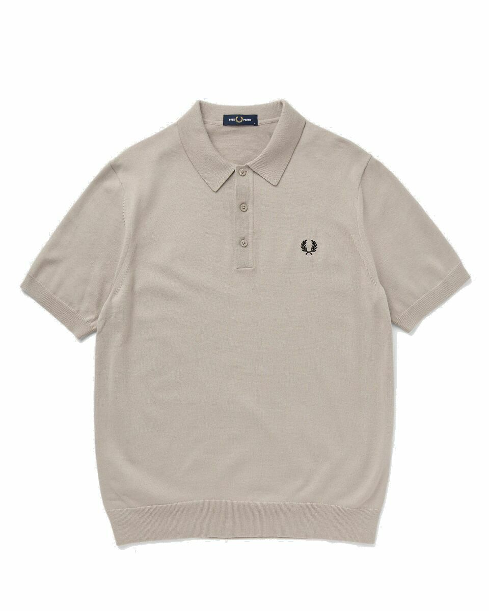Photo: Fred Perry Classic Knitted Shirt White - Mens - Polos