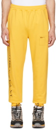 Helmut Lang Yellow Cotton Lounge Pants