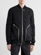 Rick Owens - Bauhaus Leather Zip-Up Flight Jacket - Black