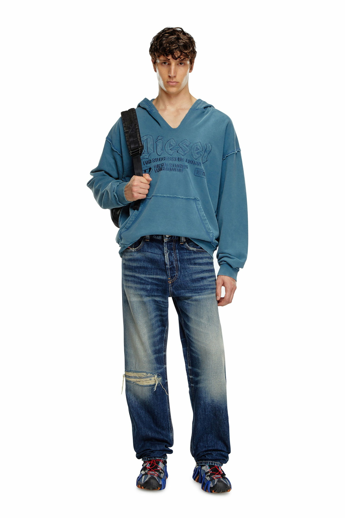 Diesel Regular Jeans - 2010 D-Macs - Jeans Mens in Blue Diesel