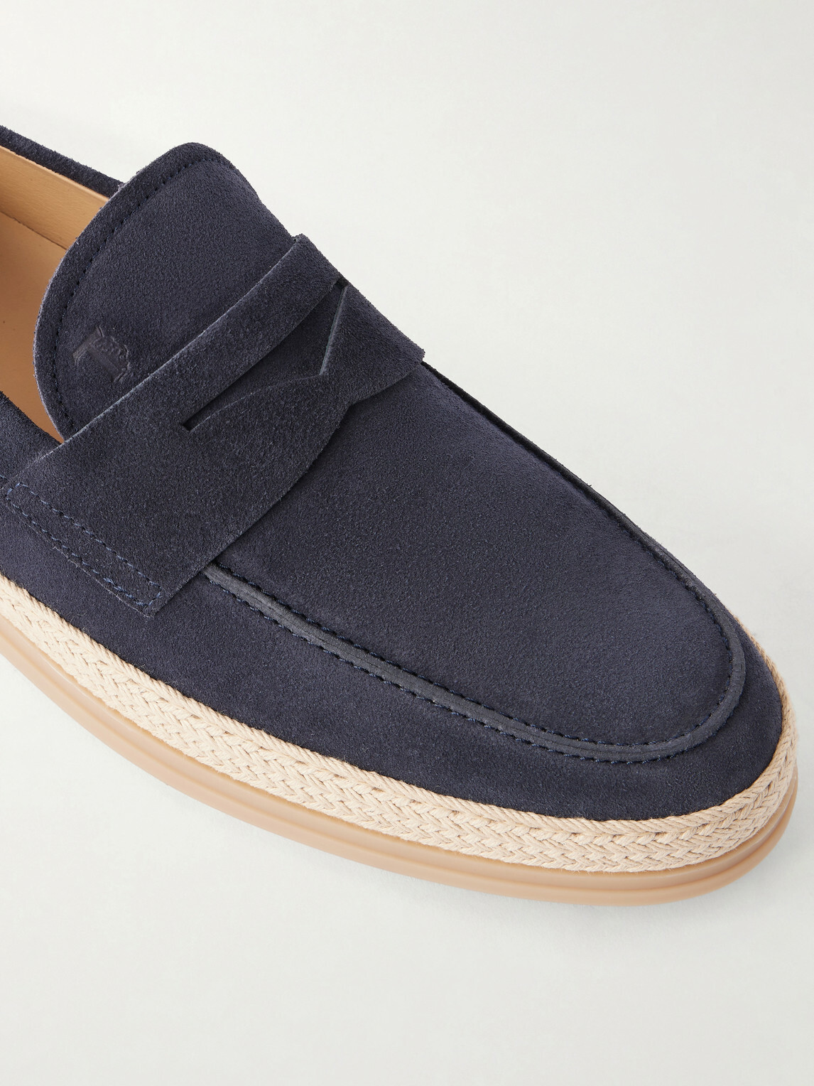 Tod's - Suede Espadrilles - Blue