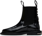 Toga Virilis Black Side Gore Chelsea Boots