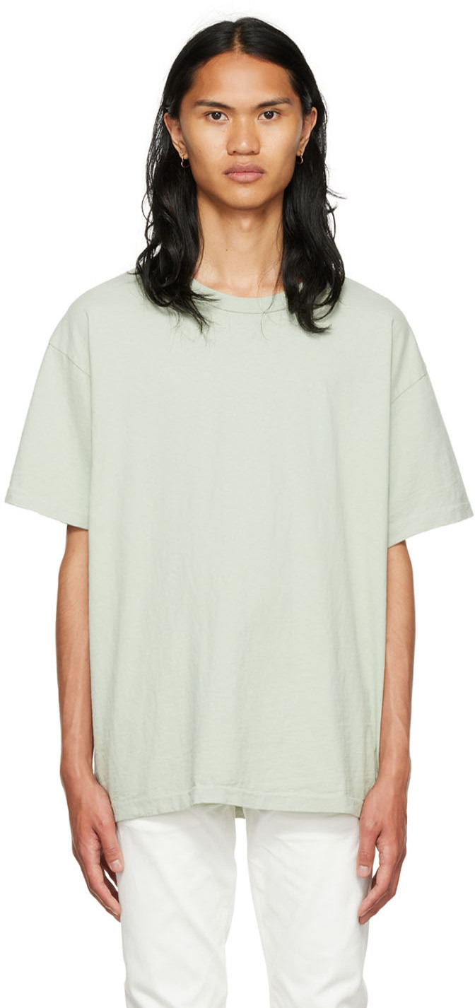 John Elliott Green University T-Shirt John Elliott