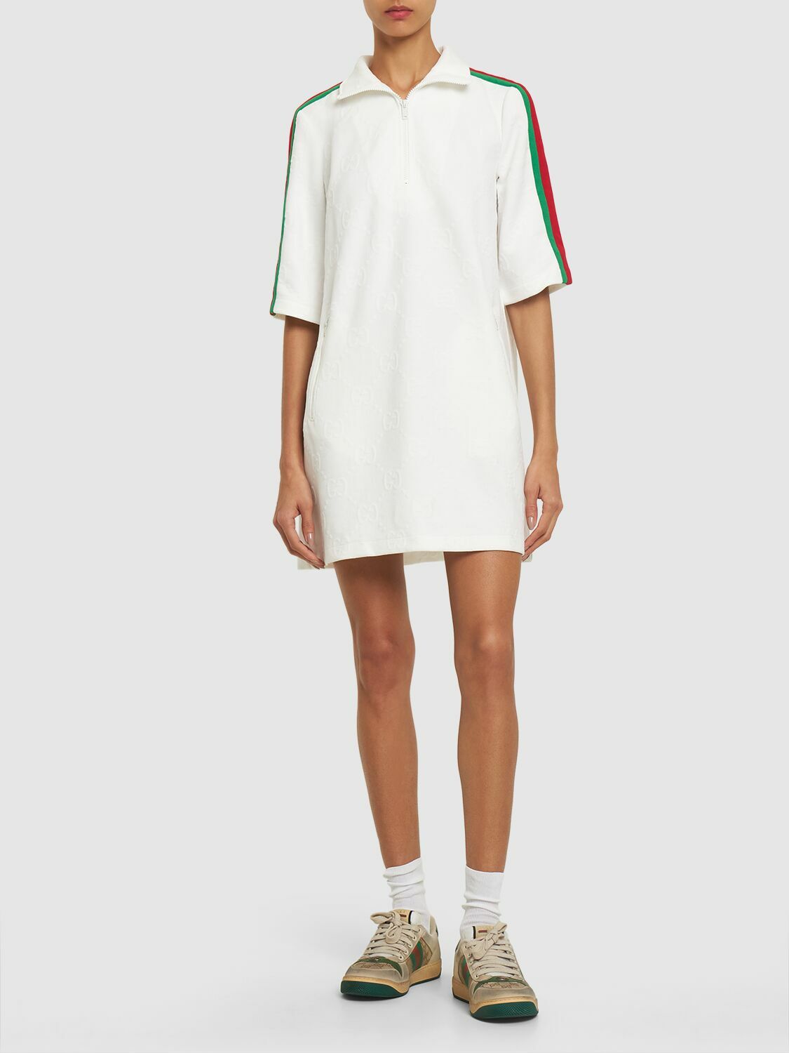GUCCI - Gg Jacquard Jersey Dress