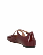 Bally Womens Ballet flats Burgundy
