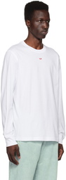 Diesel White T-Just-D Long Sleeve T-Shirt