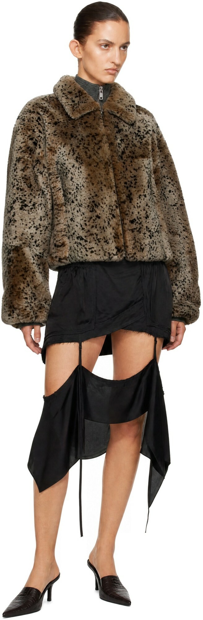 KNWLS SSENSE Exclusive Beige Ares Reversible Shearling Coat