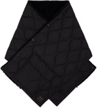TAION Reversible Black Military Down Scarf